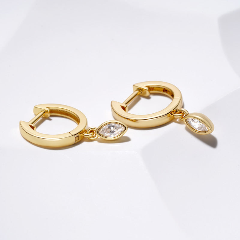 Gnoce Marquise Diamond Drop Earrings_5