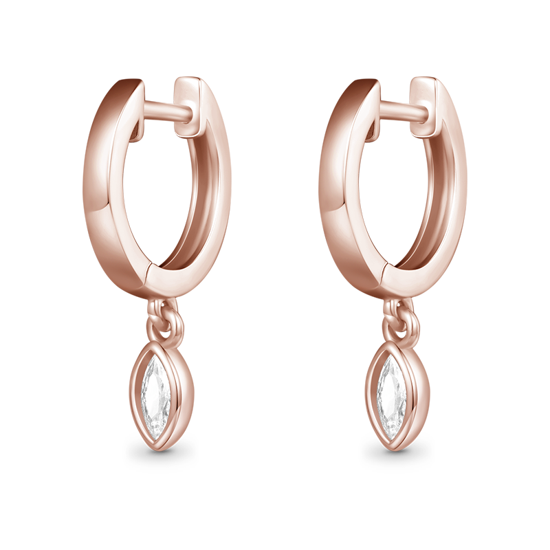 Gnoce Marquise Diamond Drop Earrings_3
