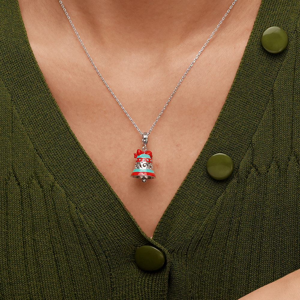 Gnoce Christmas Bell Pendant Dangle Charm_3
