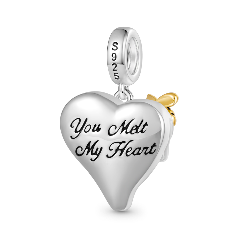 Gnoce “You Melt My Heart” Bee Pendant Dangle Charm_2
