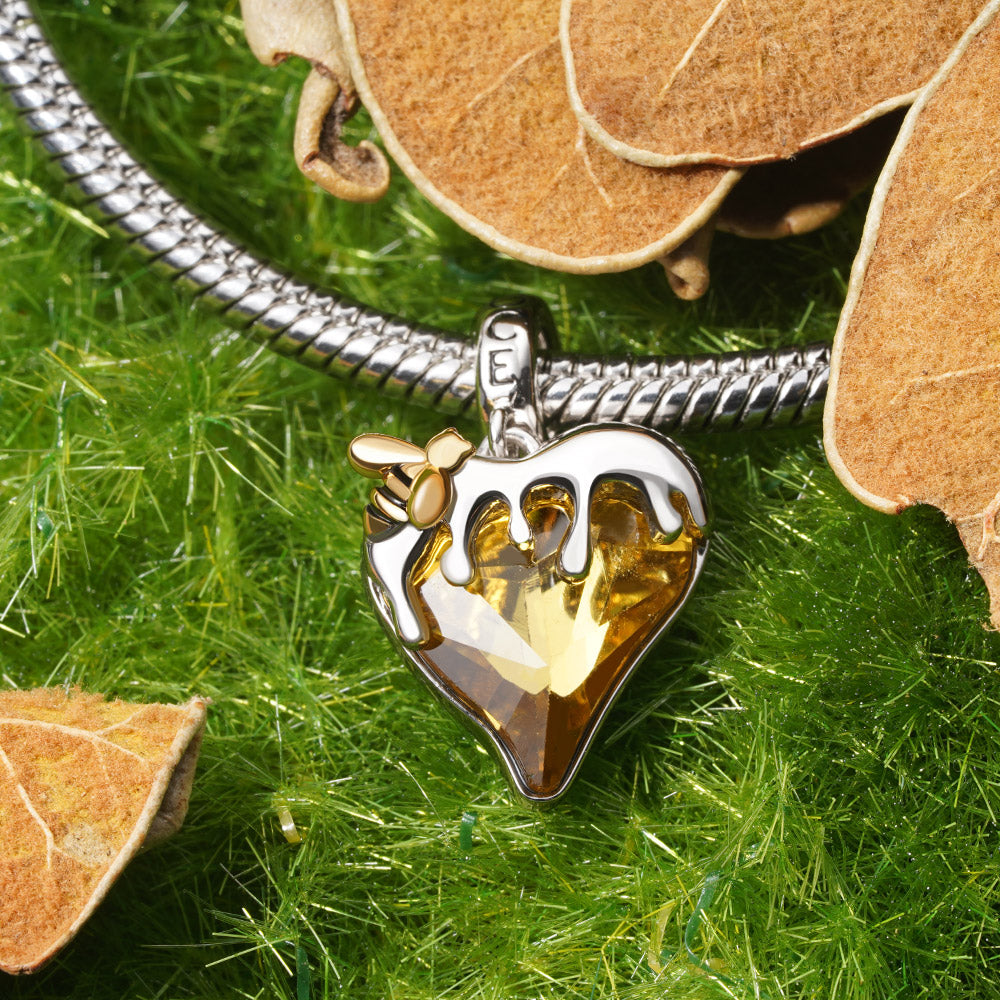 Gnoce “You Melt My Heart” Bee Pendant Dangle Charm_3