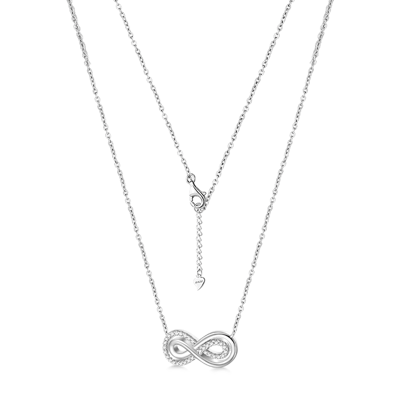 Gnoce Birthstone Infinity Love Necklace_3