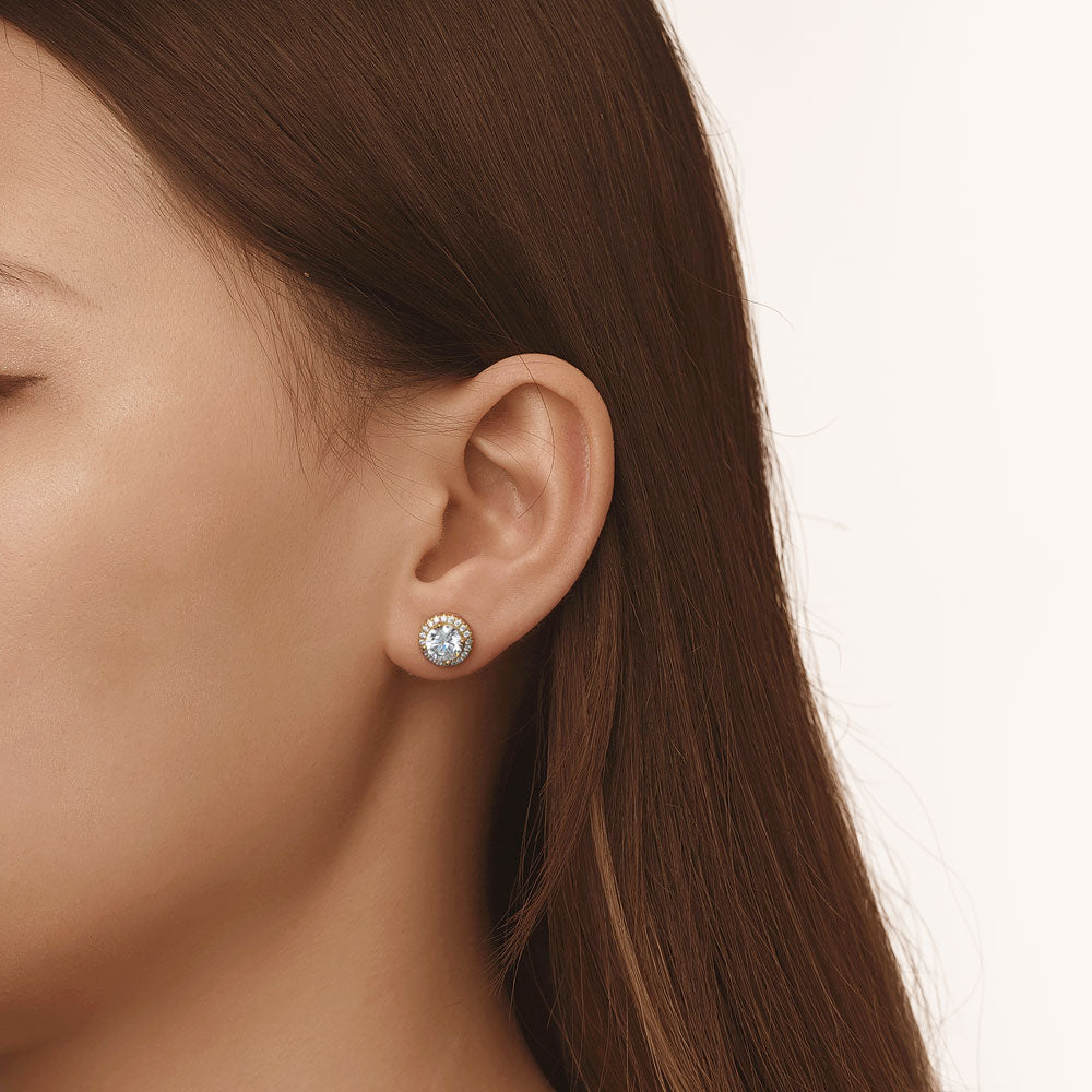 Gnoce Luxe Large Halo Stud Earrings_5