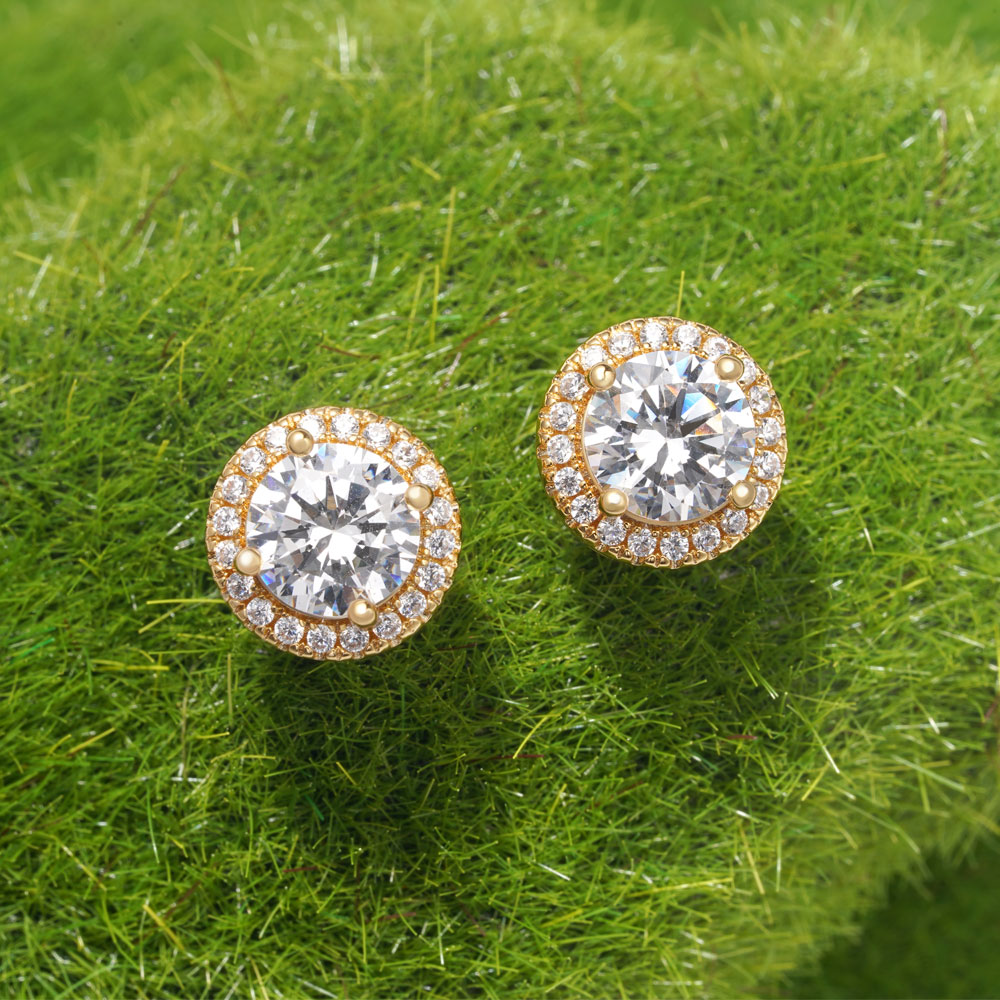 Gnoce Luxe Large Halo Stud Earrings_4