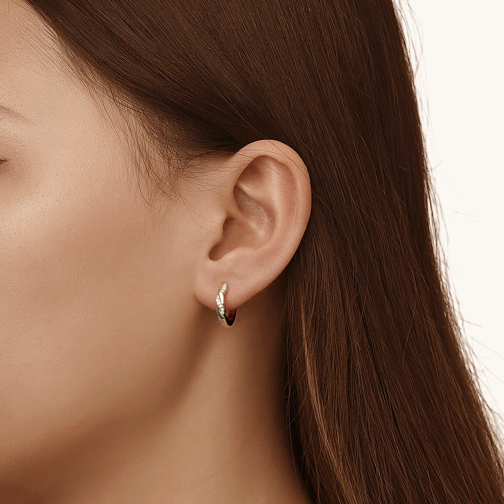 Gnoce Twisted Interwoven Hoops Earrings_6