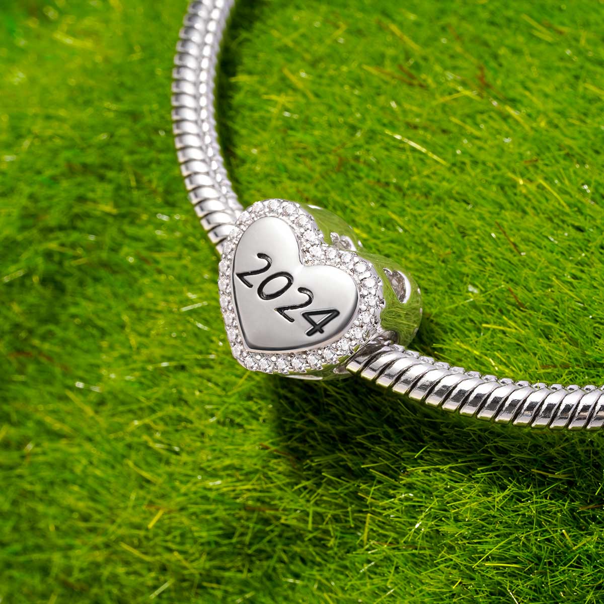 Gnoce Classic Customized Year Engravable Heart Charm_2