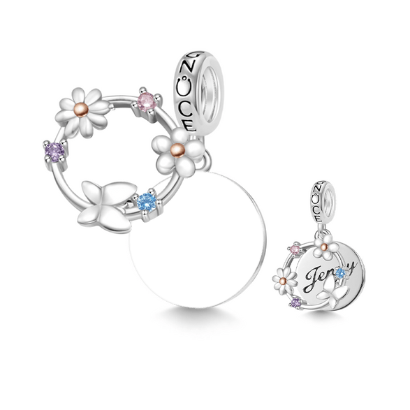 Gnoce Ciondolo Ghirlanda Incisibile Nome Farfalla