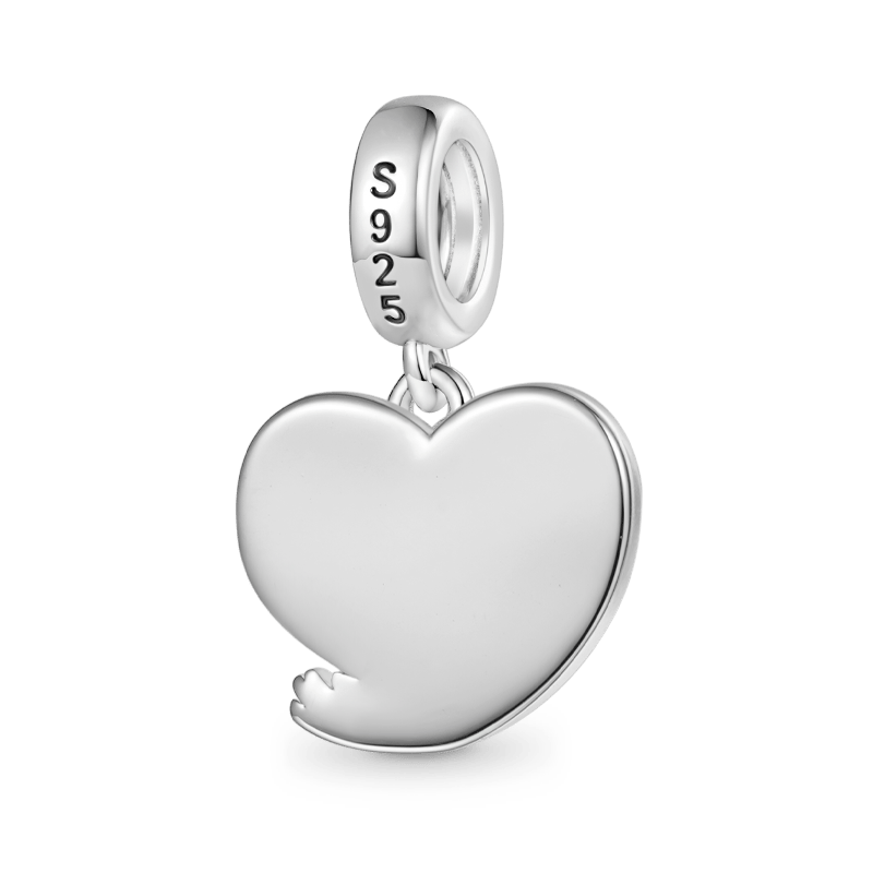 Gnoce "I held you every second of your life" Hug Heart Charm_2
