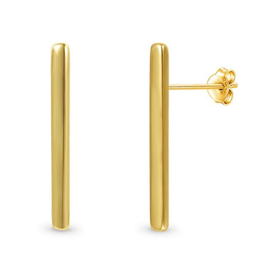 Gnoce Long Bar Studs Earrings_1