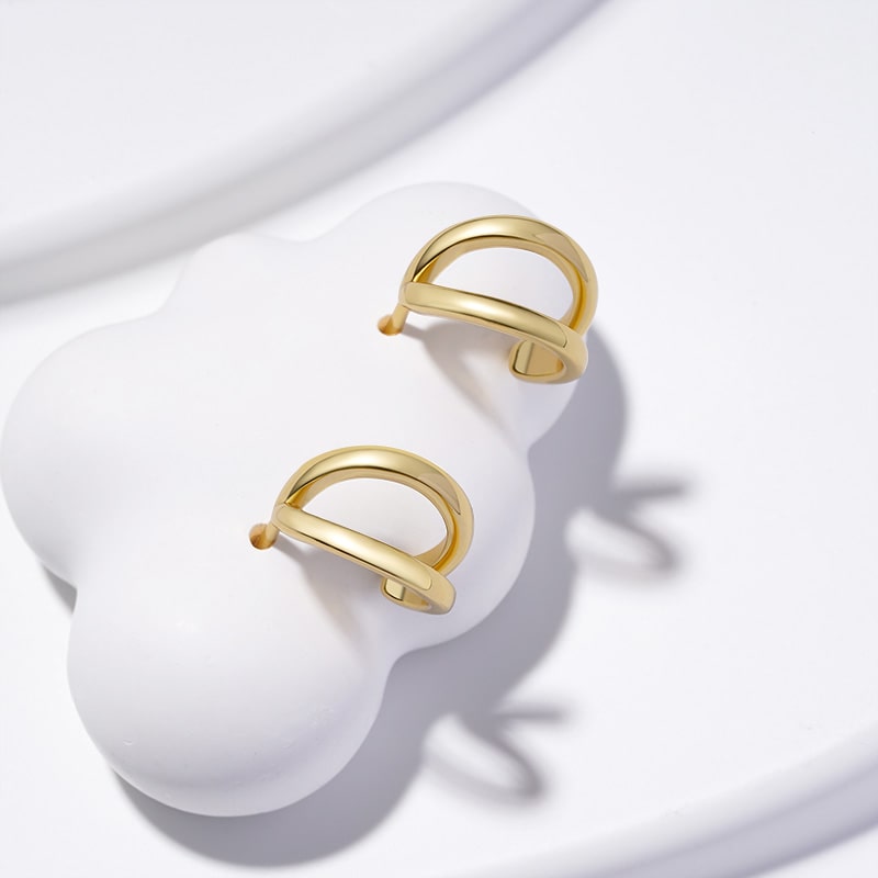 Gnoce Dainty Double Hoop Earrings_3