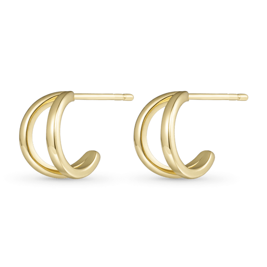 Gnoce Dainty Double Hoop Earrings_1