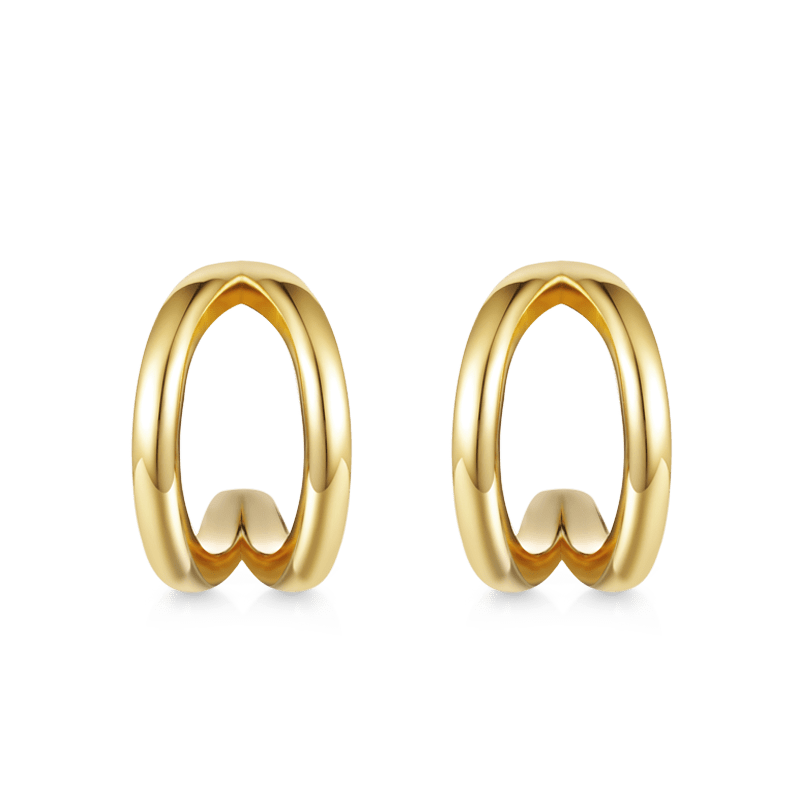 Gnoce Dainty Double Hoop Earrings_2