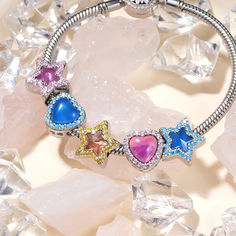 Gnoce Pink Star Color-changing Charm_4