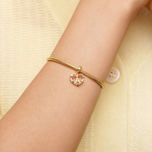 Gnoce Personalized Letter Heart Charm_4
