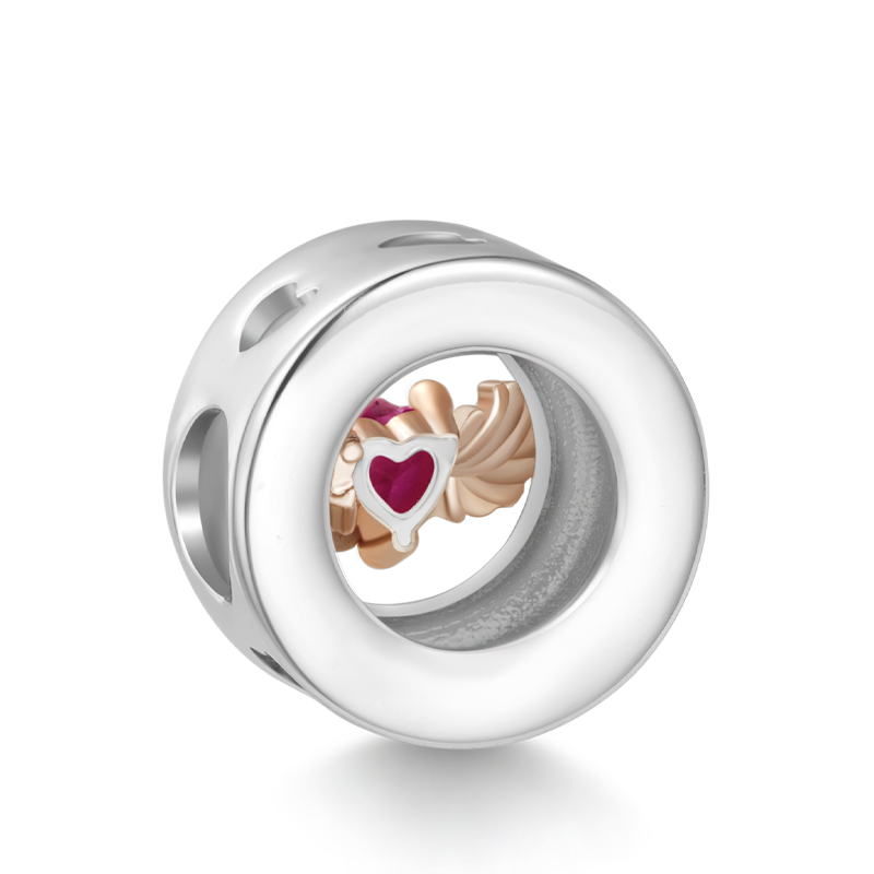 Gnoce Engravable Name Wings of Love Charm_3