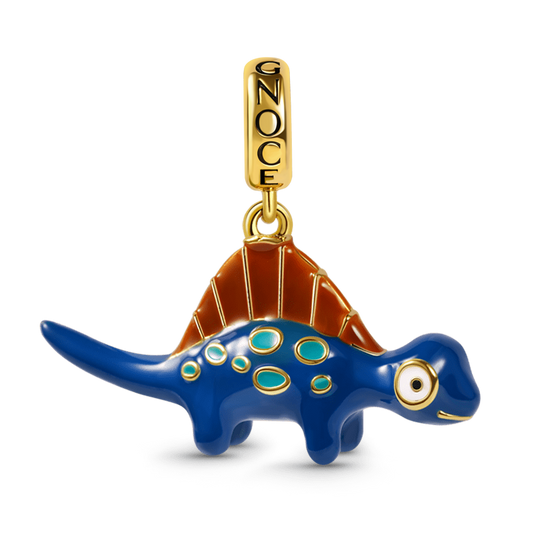 Spinosaurus Pendant Dangle Charm Sterling Silver 18k Gold Plated_1