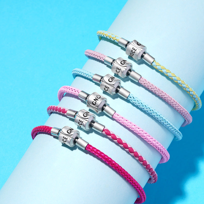 Gnoce Pink-red Basic Bracelet_3