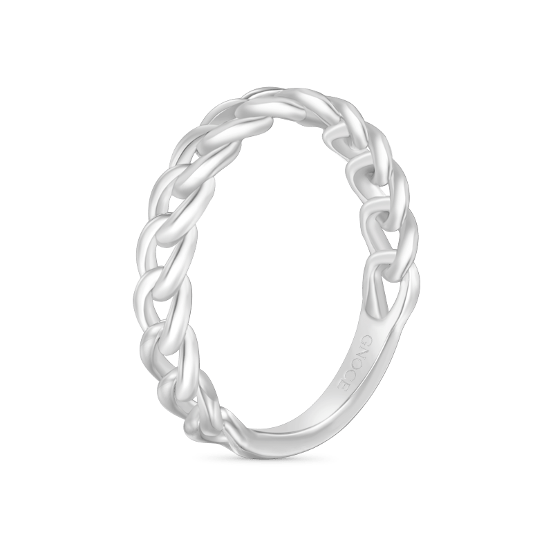 Gnoce Iconic Twisted Silver Ring_2