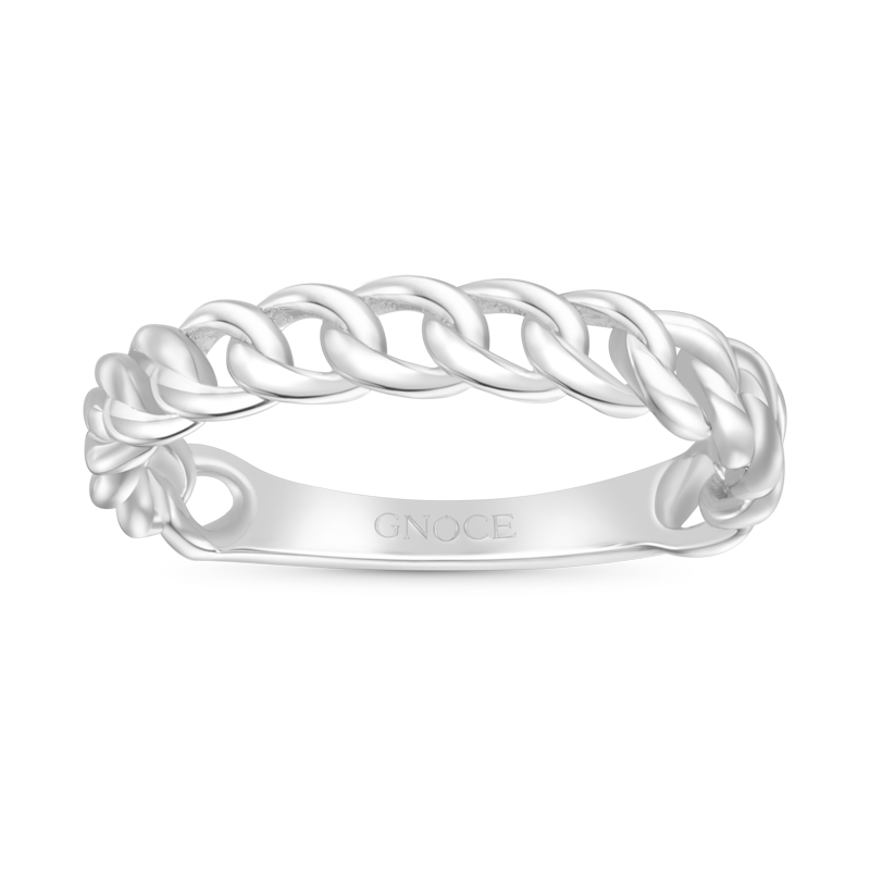 Gnoce Iconic Twisted Silver Ring_1