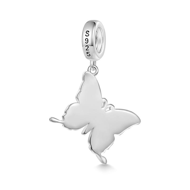 Gnoce Blue-violet Butterfly Pendant Dangle Charm_2
