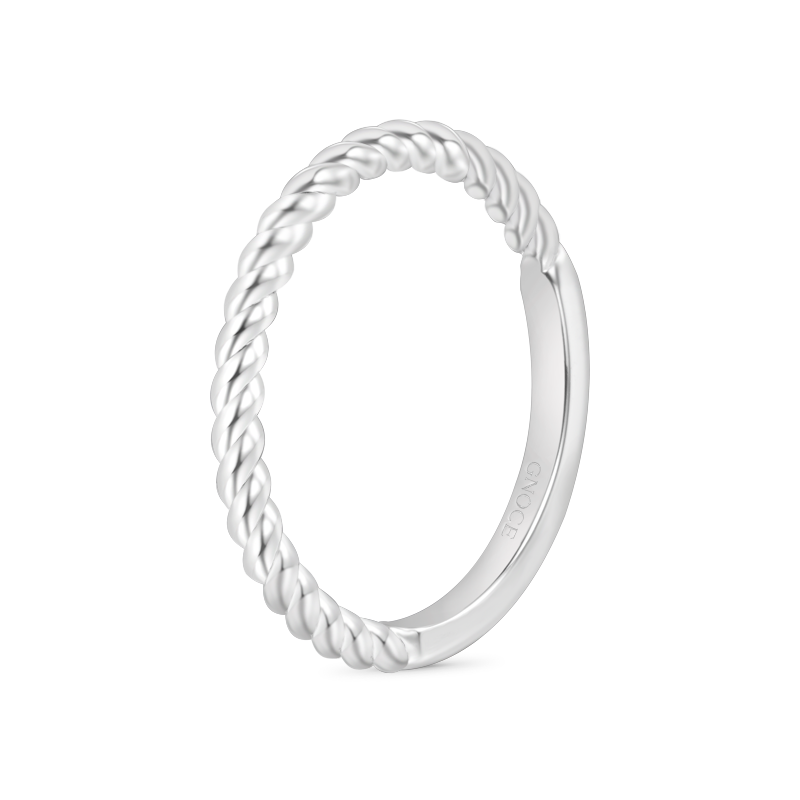 Gnoce Twisted Simple Band Ring_2