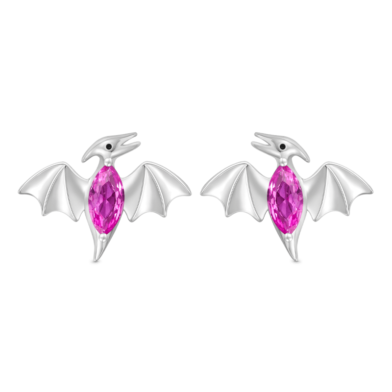 Gnoce Dinosaur Pterodactyl Stud Earrings_1