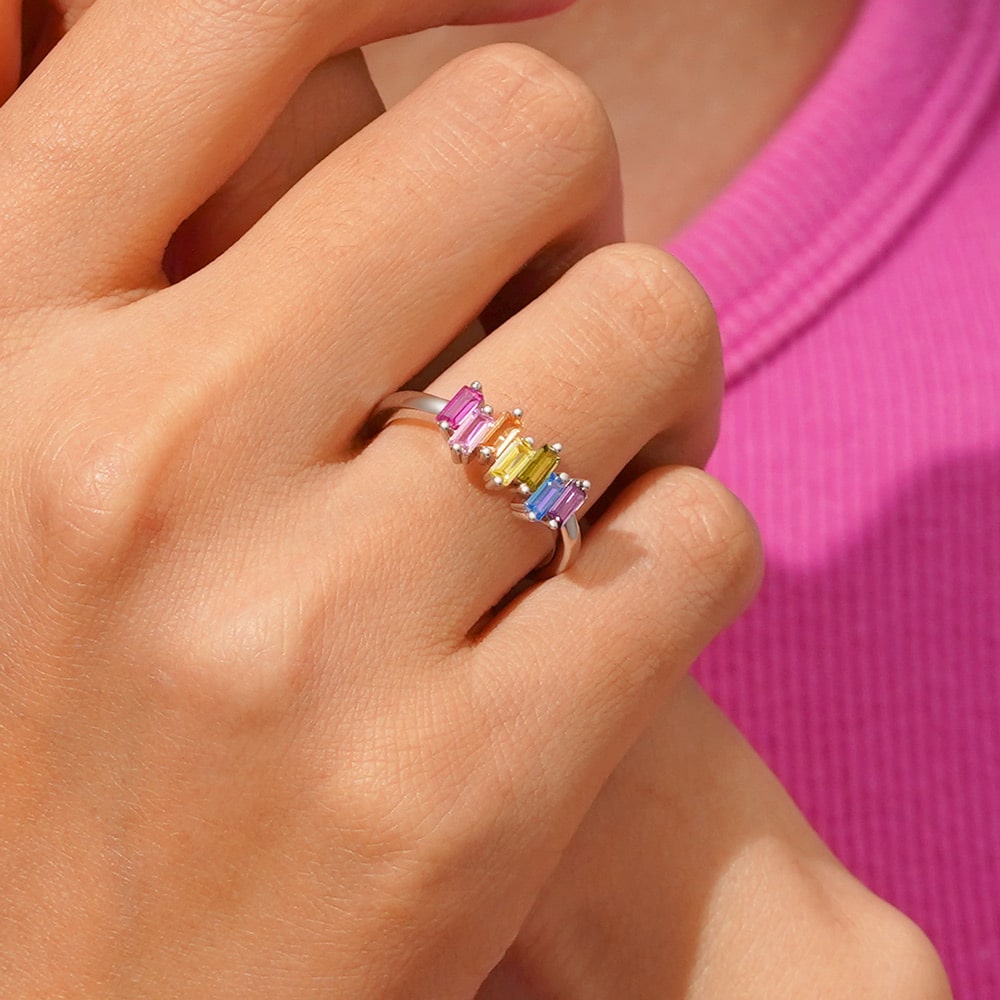 Gnoce Radiant Rainbow Candy Ring_5