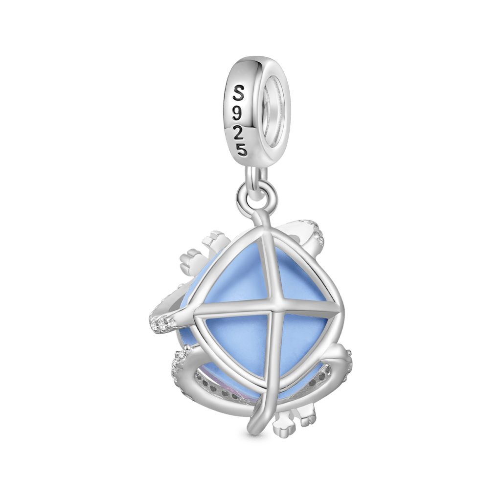 Gnoce Snowflake Love Pendant Dangle Charm_2