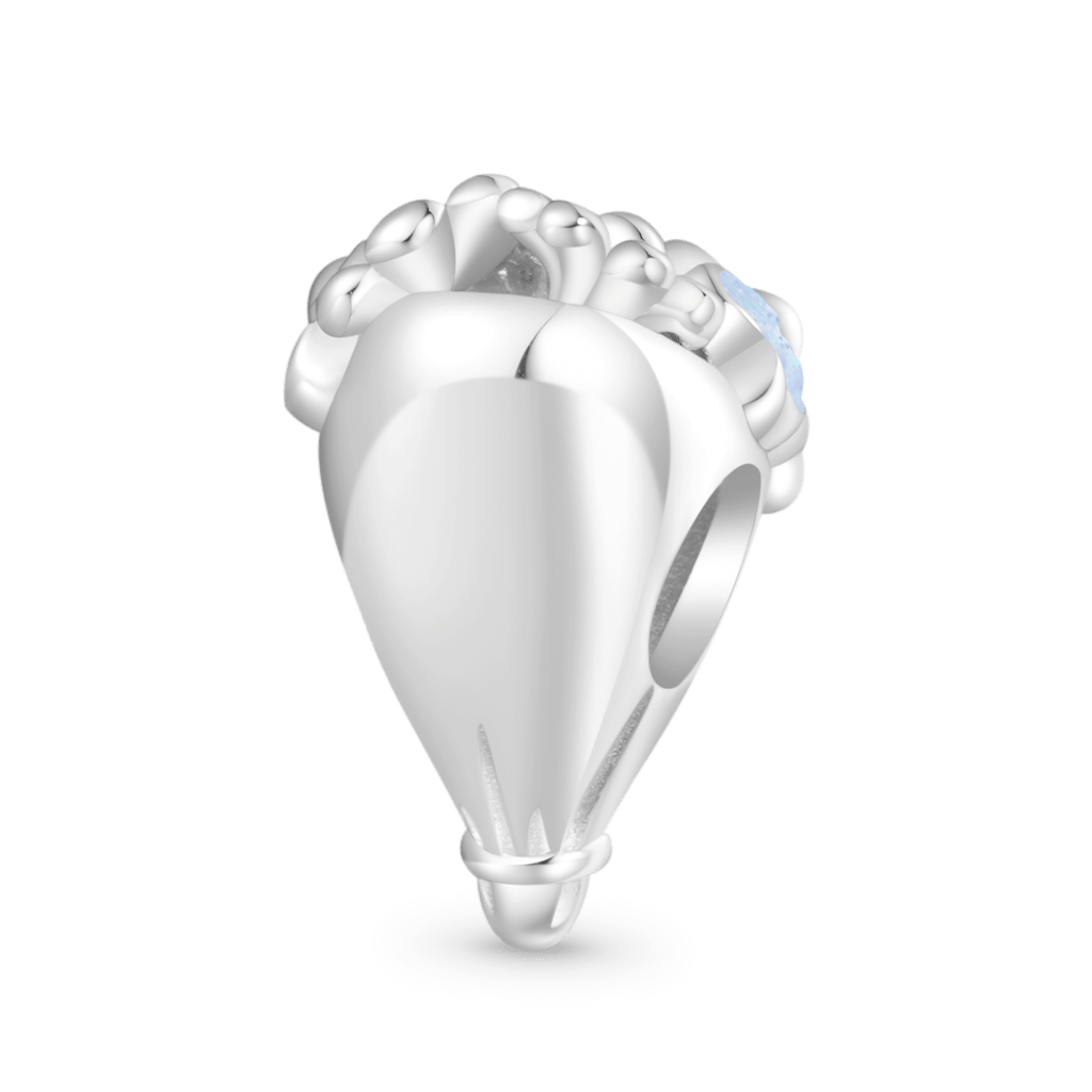 Gnoce Engravable Flowers Bouquet Charm_3