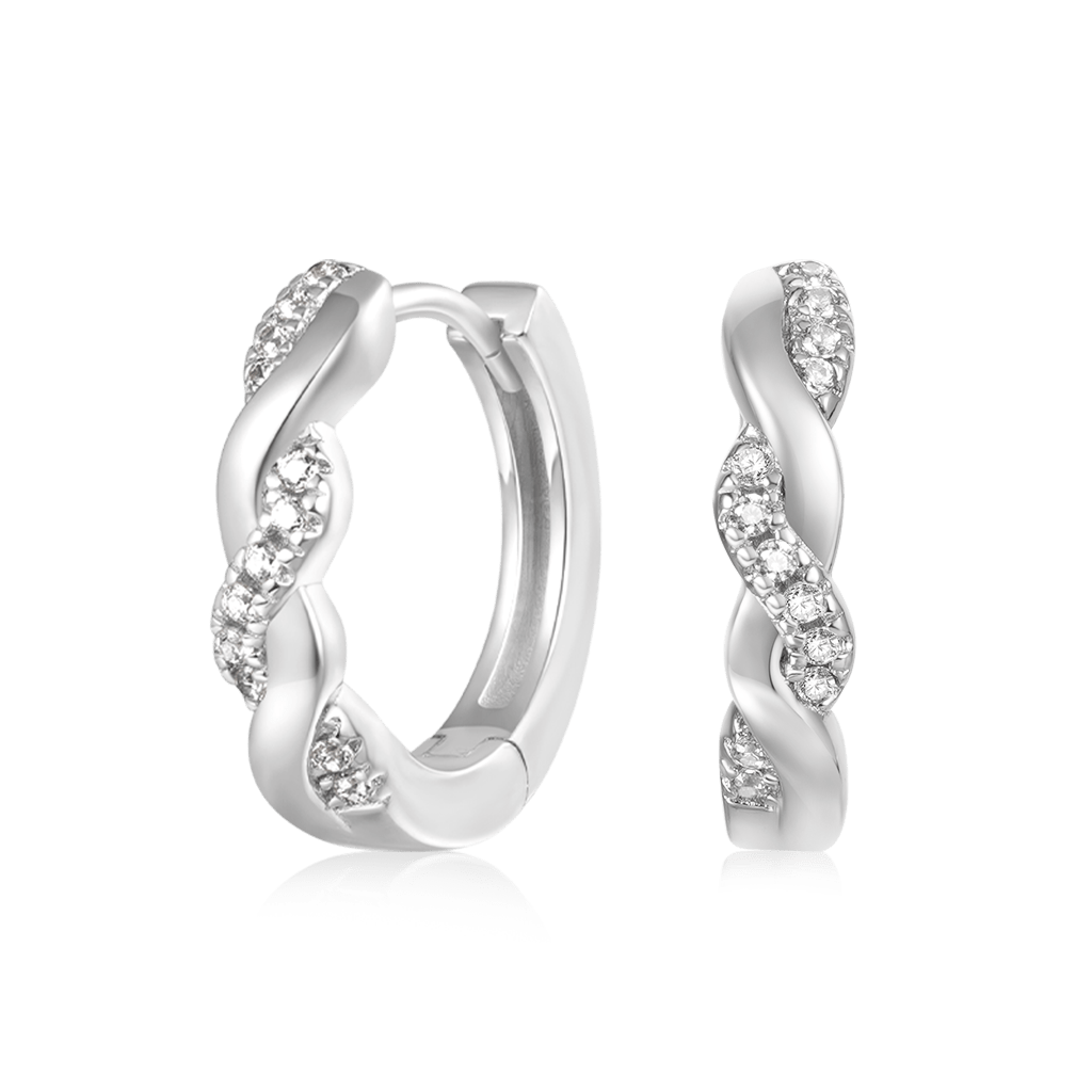 Gnoce Twisted Interwoven Hoops Earrings_3