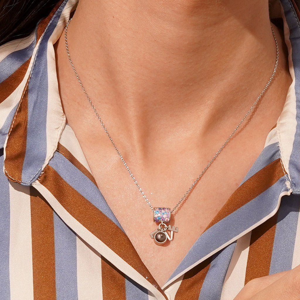 Gnoce LOVE Projection Personalized Photo Charm_4