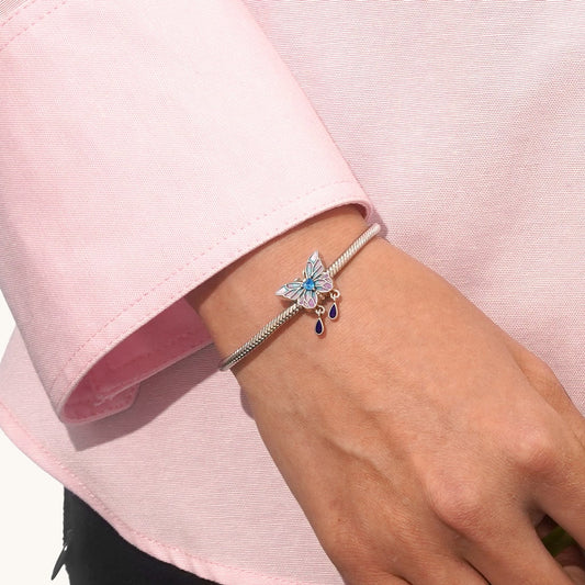 Gnoce Blue Morpho Butterfly Charm_5
