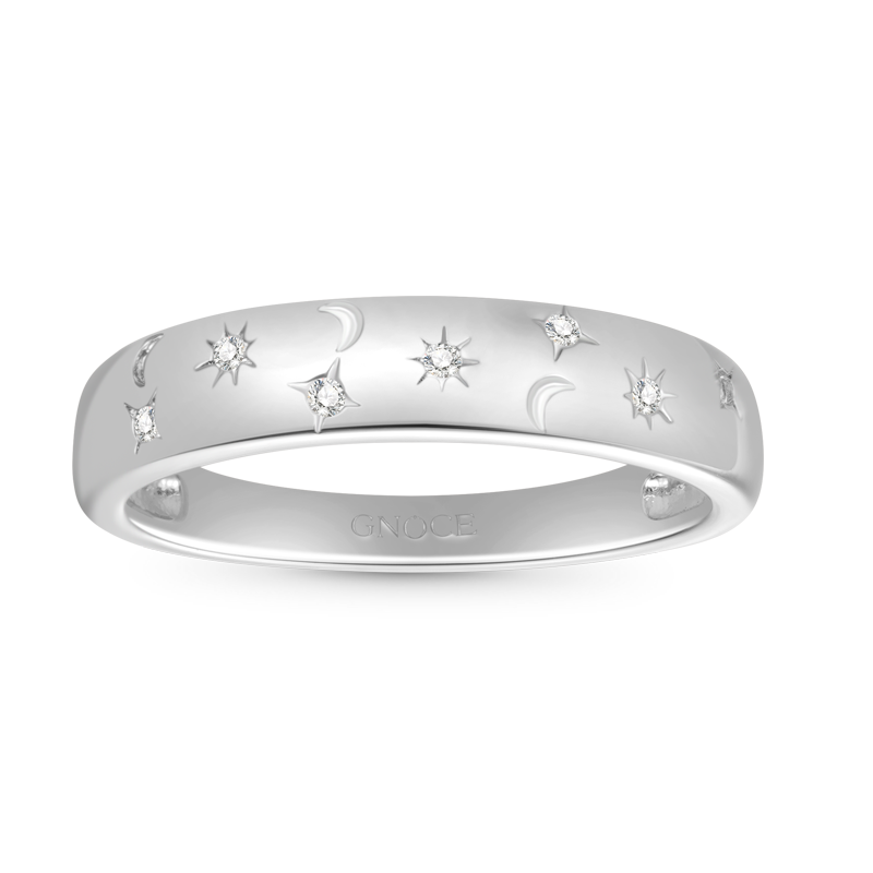 Gnoce Shine Star Band Ring_1