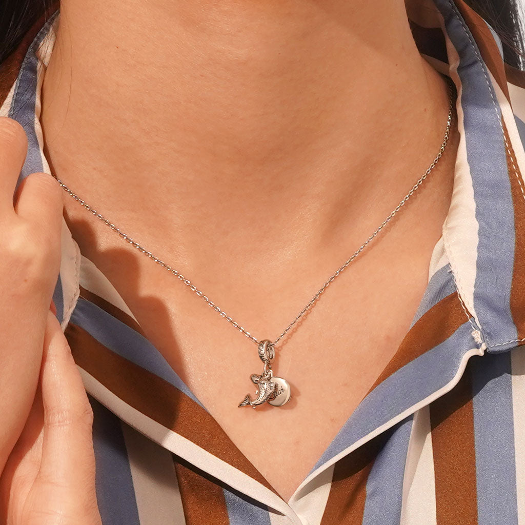 Gnoce Engravable Fish Plate & Fish Hooks & Fish Pendant Dangle Charm_6