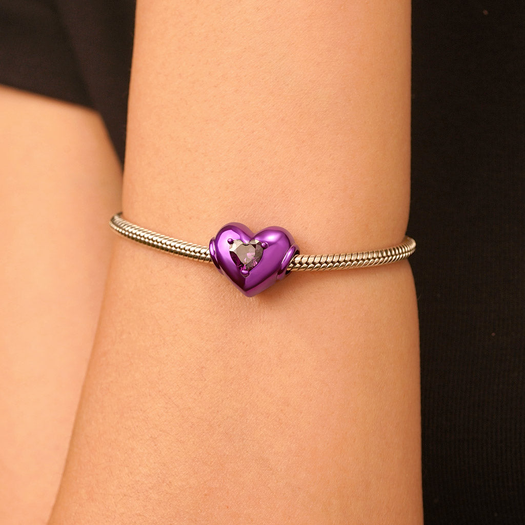 Gnoce Purple Candy Heart Charm_5