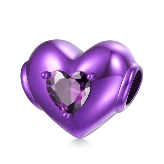 Gnoce Purple Candy Heart Charm_1