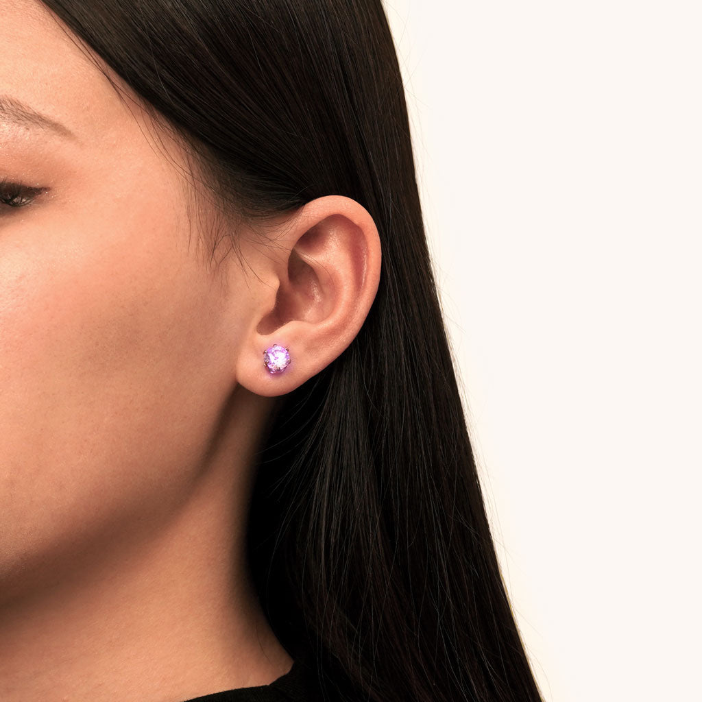 Gnoce Pink Party Light-up LED Stud Earring_6