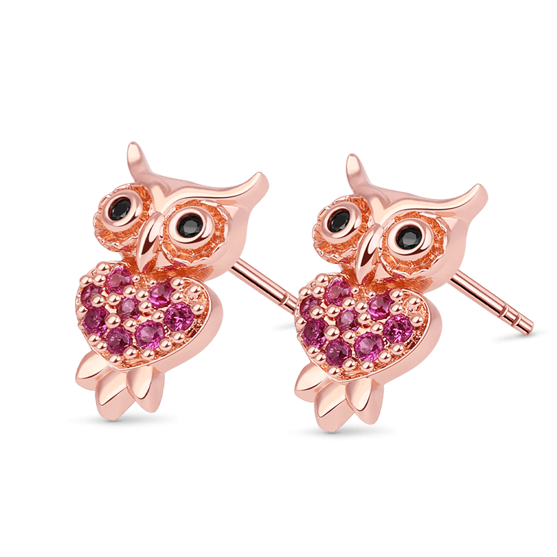 Gnoce Owl Stud Earring_1