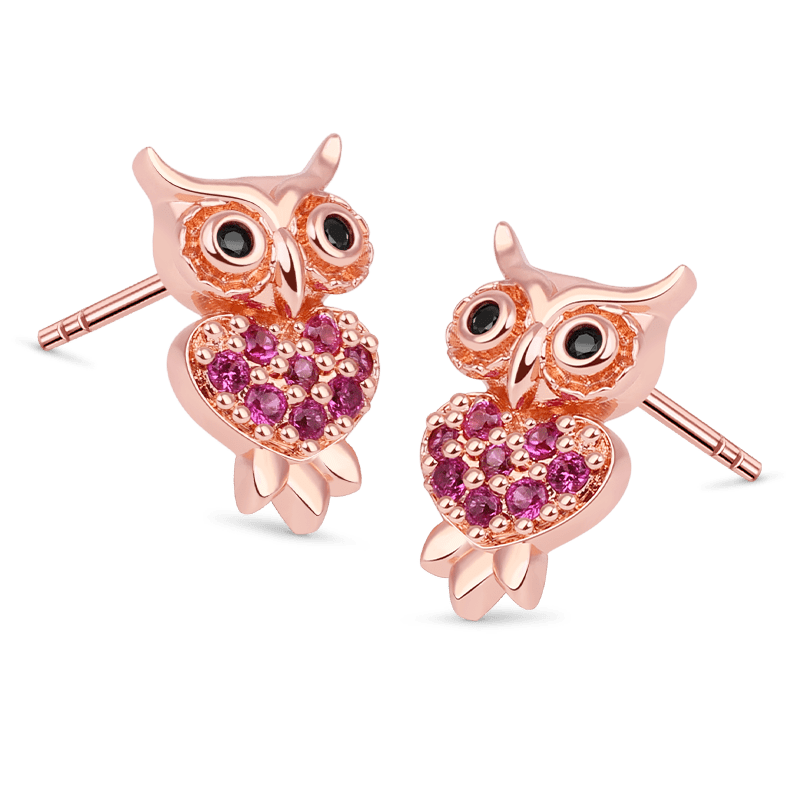 Gnoce Owl Stud Earring_2