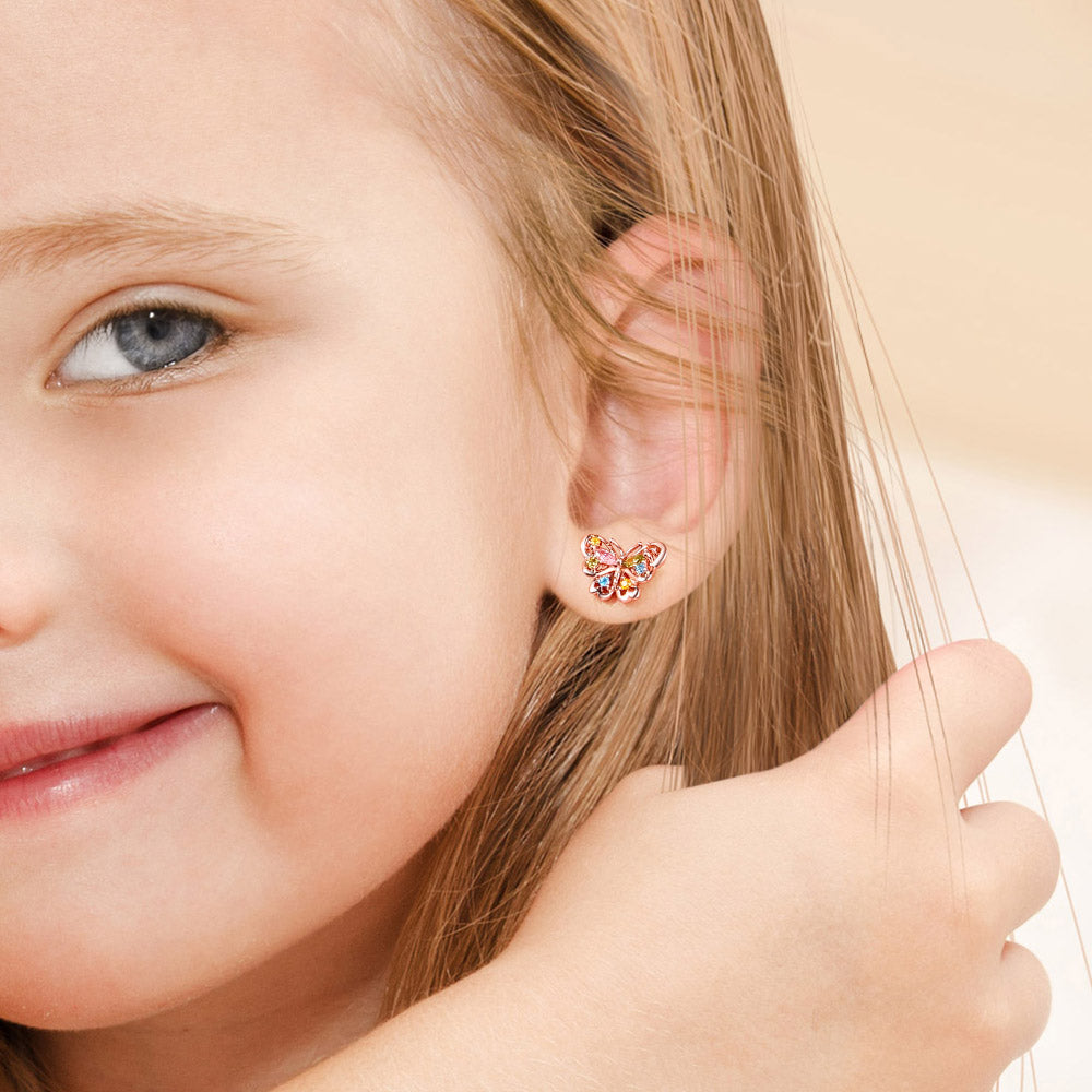 Gnoce Butterfly Stud Earrings_3