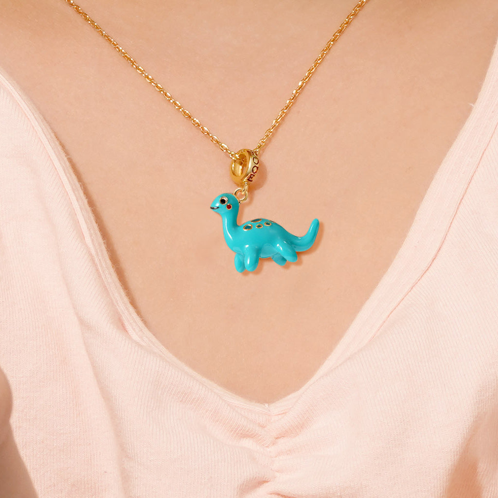 Plesiosaurus Pendant Dangle Charm Sterling Silver 18k Gold Plated_3