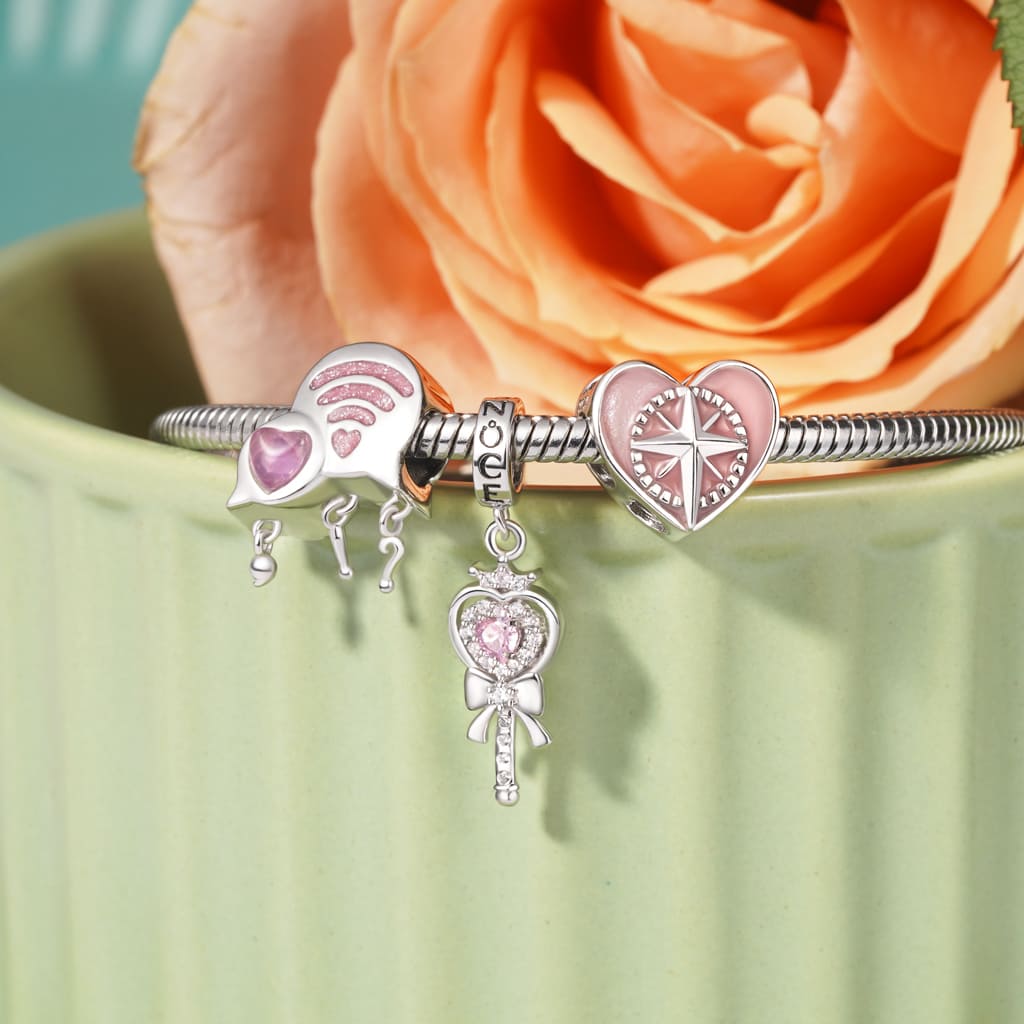 Gnoce "MY HEART WILL GUIDE YOU HOME" Heart Charm_3