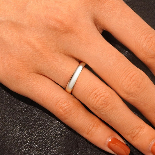 GnoceLead-free ECO Copper Engravable Plain Ring_6