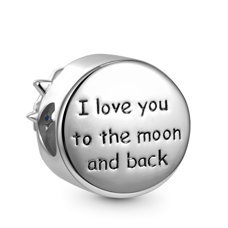 Gnoce Embrace Love Cat & Baby Charm Platinum-plated Silver Blend_2