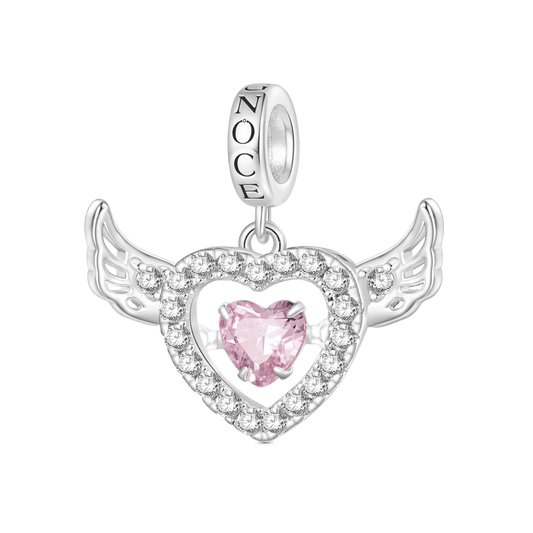 Gnoce Beating Heart Pendant Dangle Charm_1