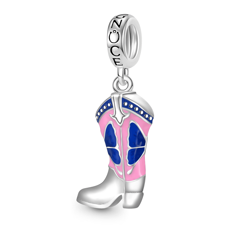 Gnoce Western Boot Pendant Dangle Charm_1