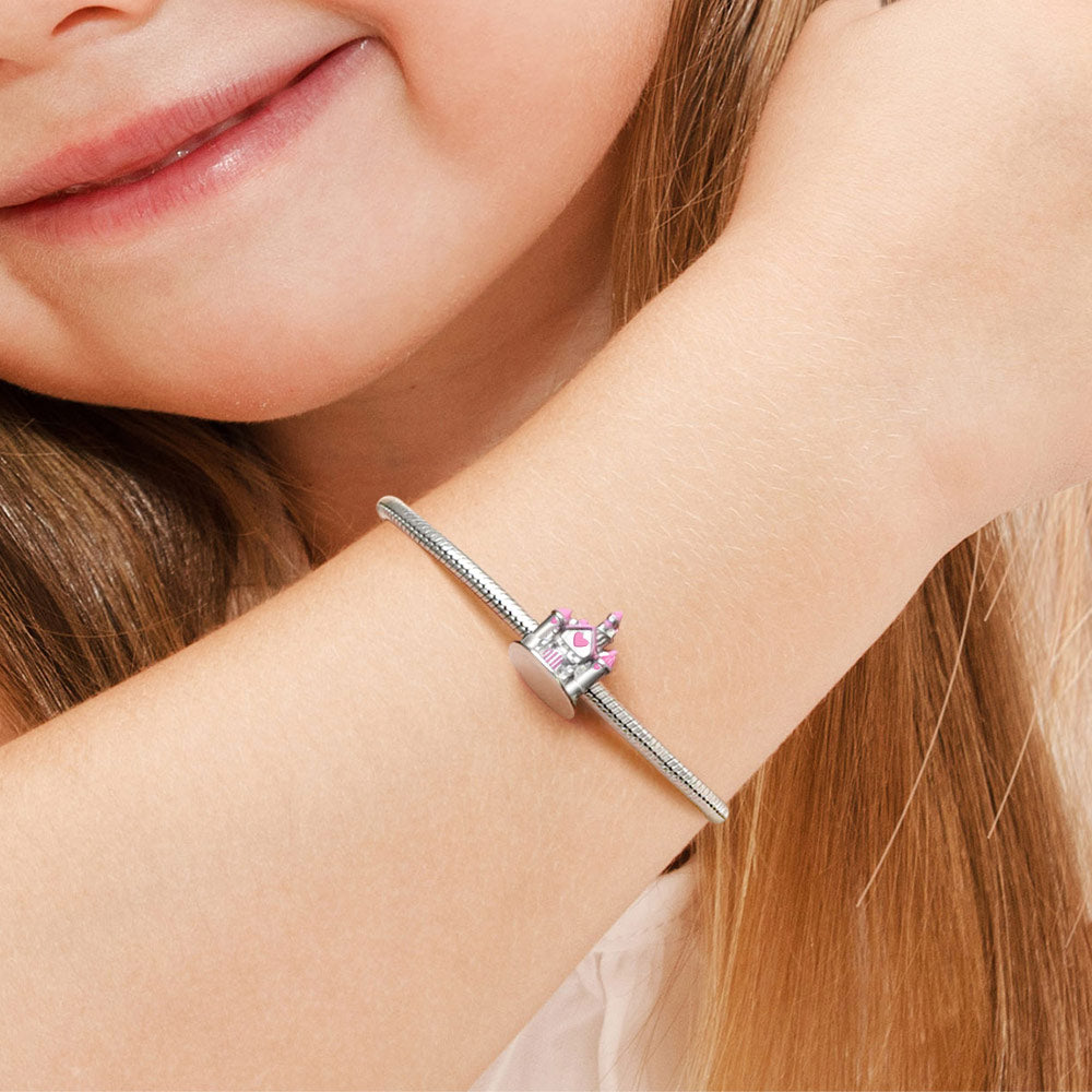 Gnoce Pink Fantasy Castle Happy Family Charm_5