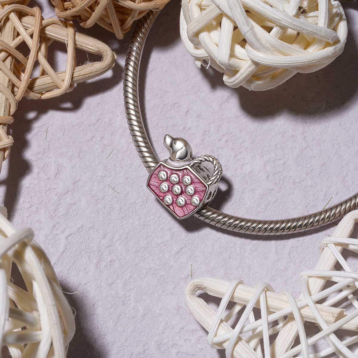 Gnoce Pink Pet Dog Bag Charm_3