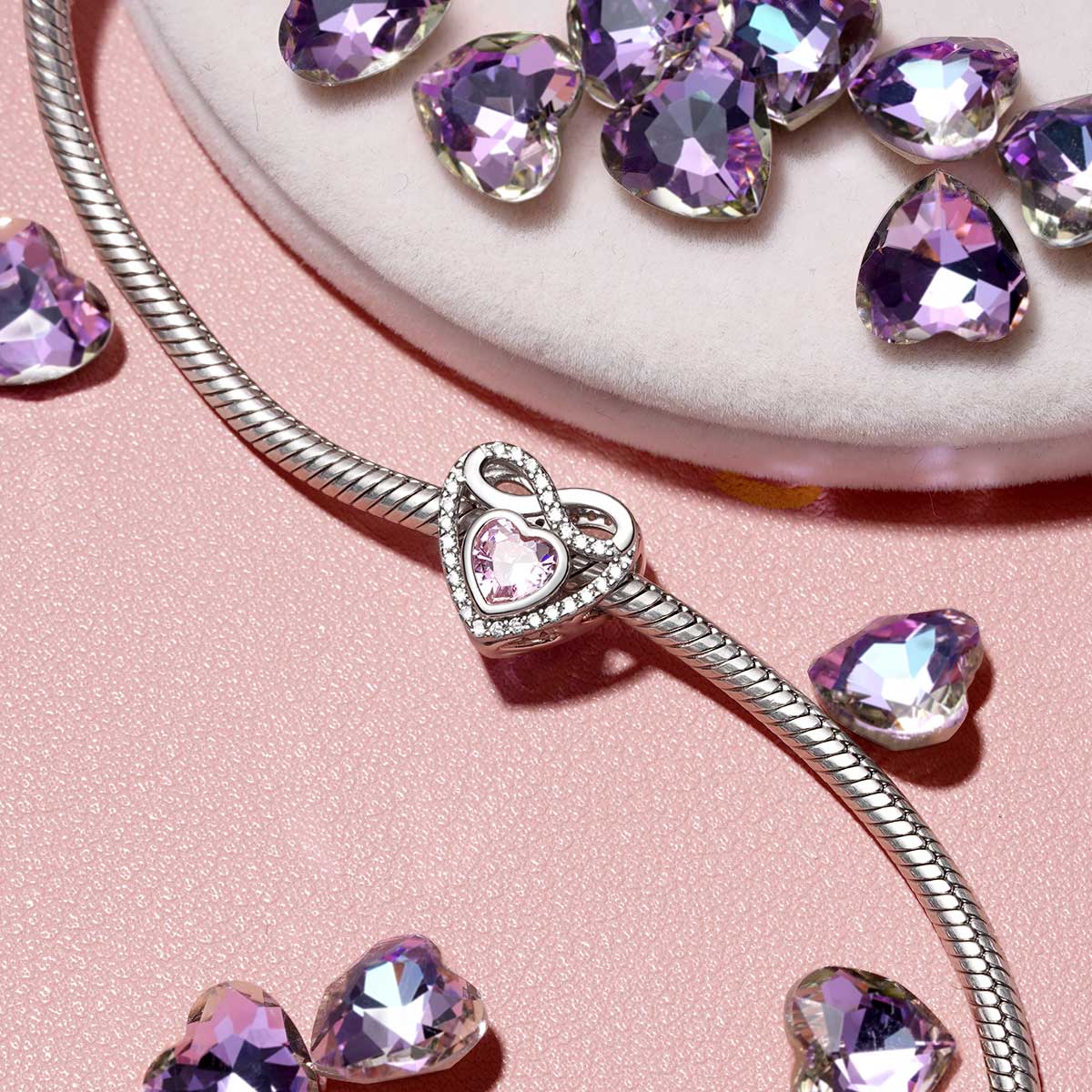 Gnoce Infinite Love Heart Charm_3