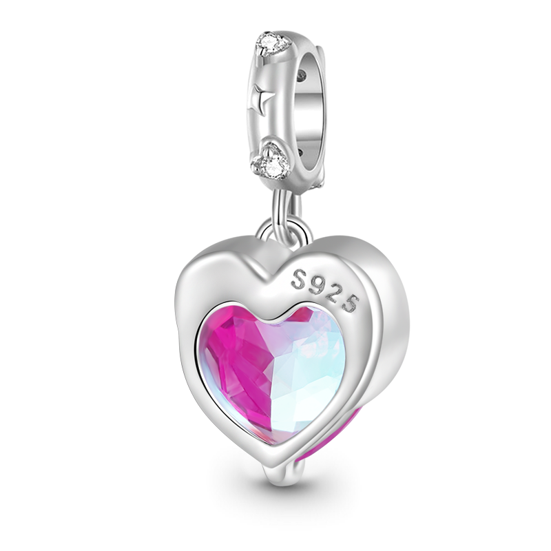 Gnoce Melting Heart Pendant Dangle Charm_2